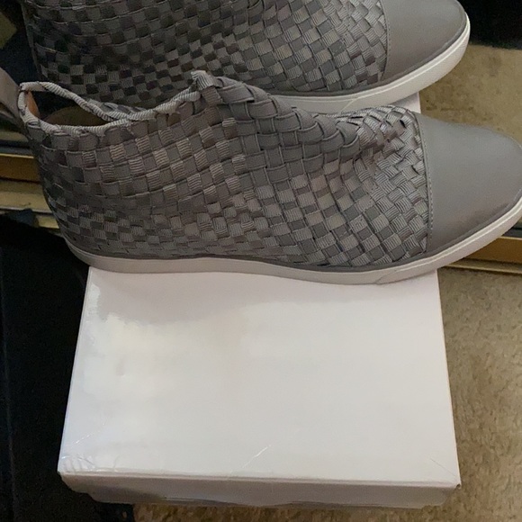 Grey Nine West Sneakers - Picture 2 of 4